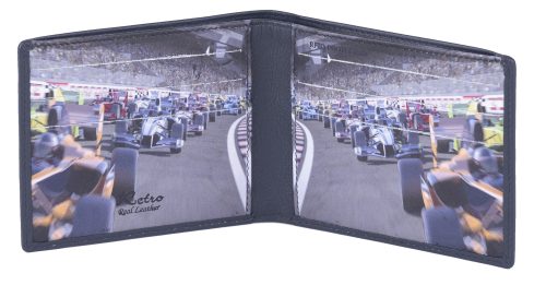 Golunski Retro Gents Note Case F1 Racing Inner