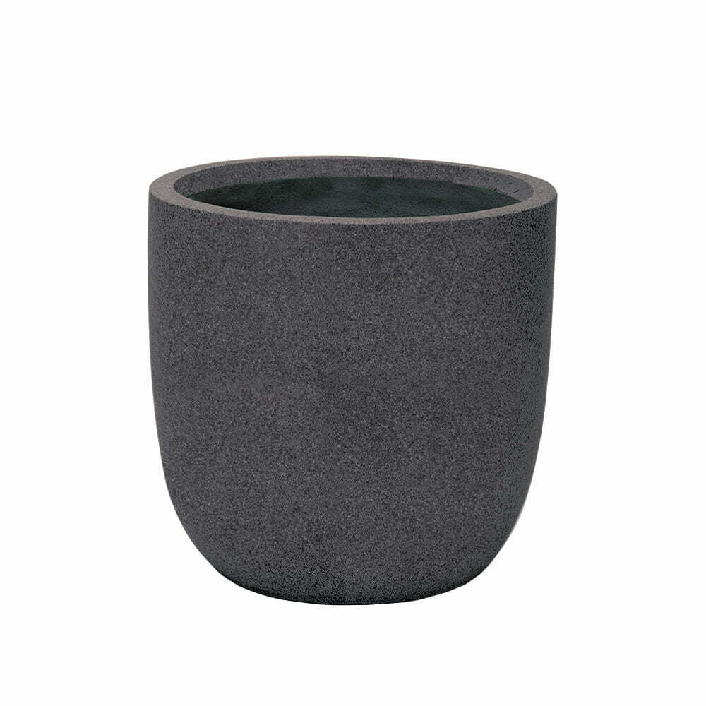 Apta Granito Black Egg Pot