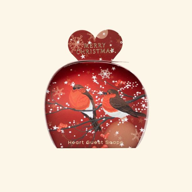 The English Soap Company Merry Christmas Heart Guest Soap