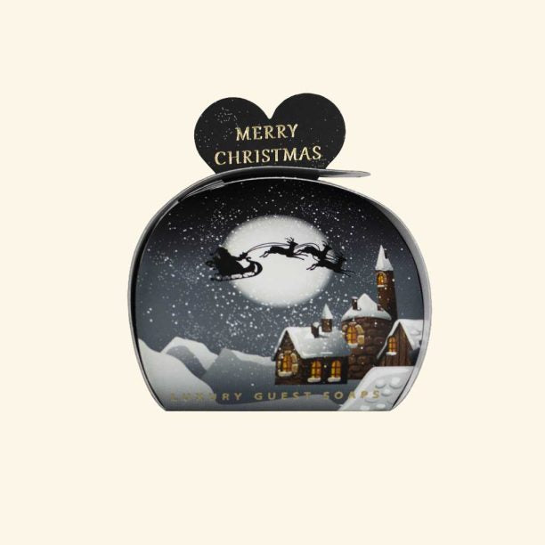 The English Soap Company Winter Village Heart Guest Soaps