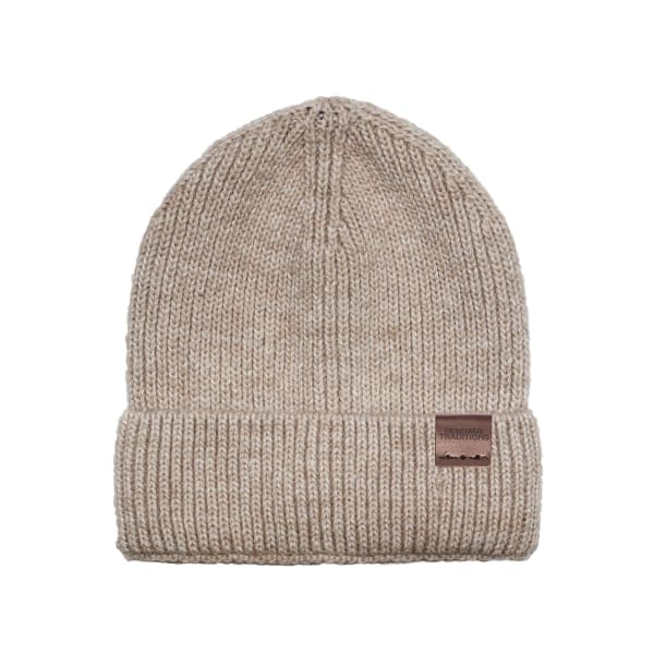 Heritage Traditions Fisherman Wool Mix Beanie - Pebble Marl
