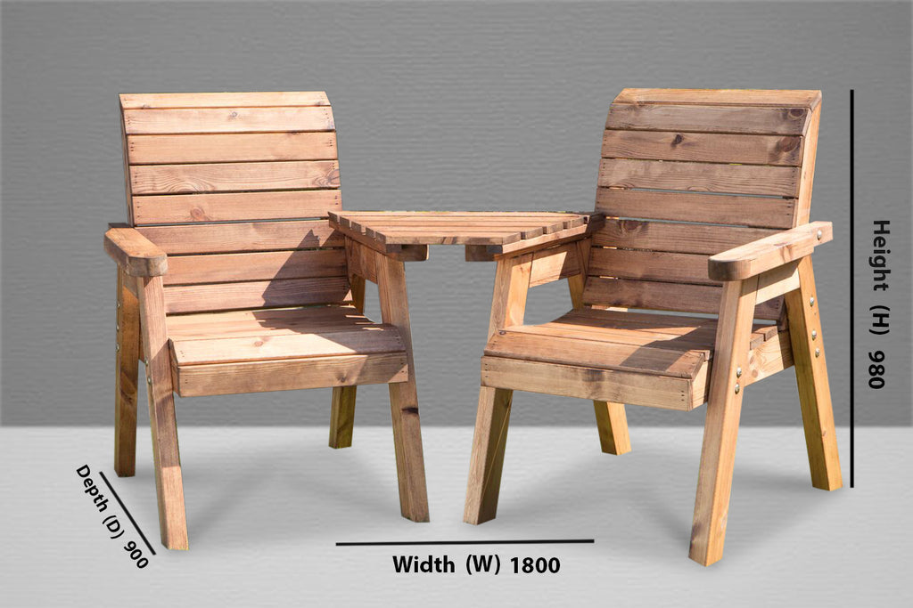 Charles Taylor Twin Set Angled Wooden Companion