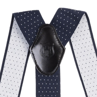 Heritage Traditions Braces Navy / White Dots
