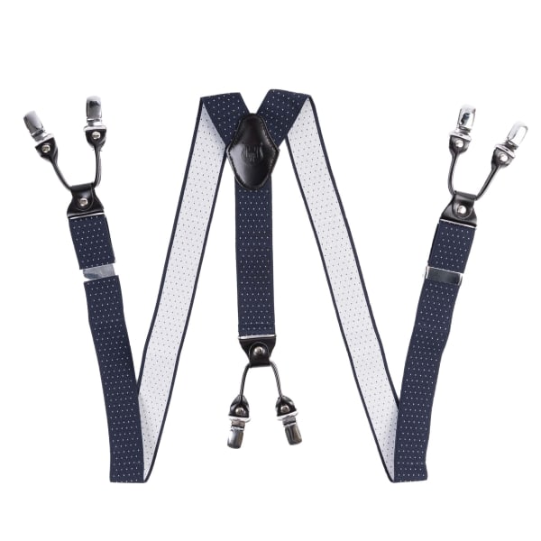Heritage Traditions Braces Navy / White Dots