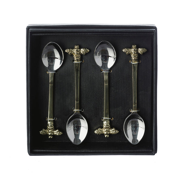 Selbrae House Gold Bee Spoons - Set of 4