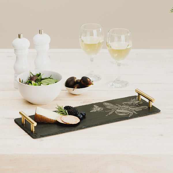 Selbrae House Bee Slate Serving Tray - Small