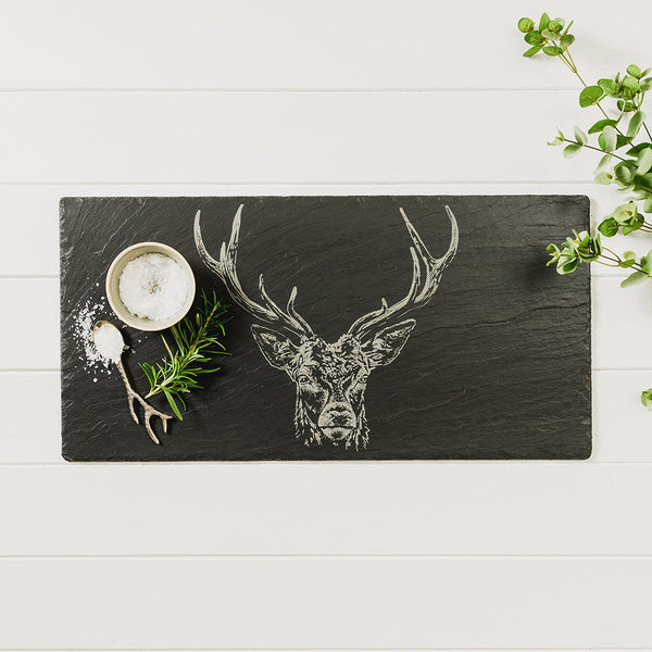 Selbrae House Stag Prince Slate Table Runner