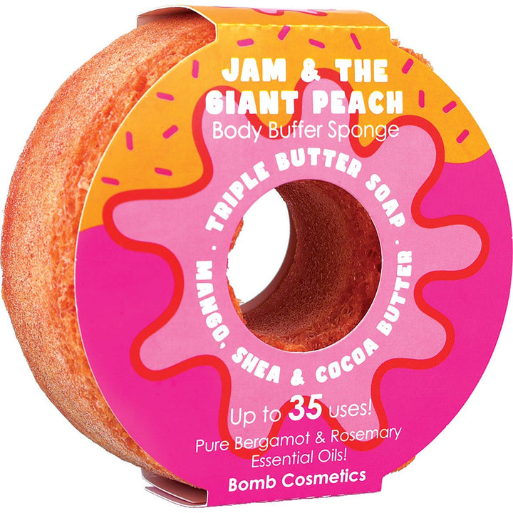 Bomb Cosmetics Jam & the Giant Peach Body Buffer
