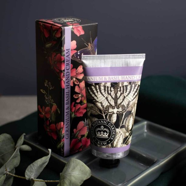 Kew Gardens Geranium and Basil Hand Cream