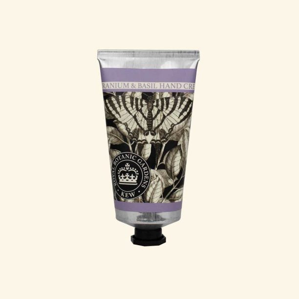 Kew Gardens Geranium and Basil Hand Cream