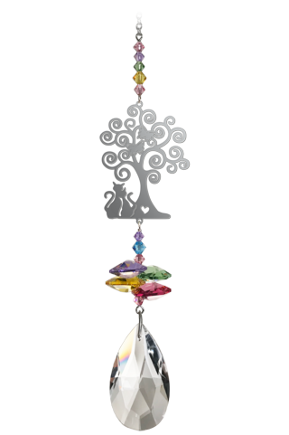 Wild Things Crystal Fantasy Cats under the Tree - Confetti