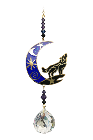 Wild Things Crystal Dreams Wolf in Moon Moonlight