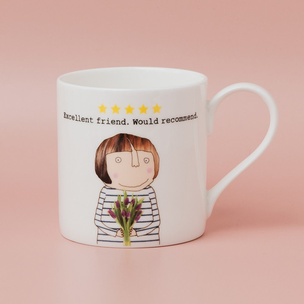 Rosie Made a Thing Excellent Friend Mug