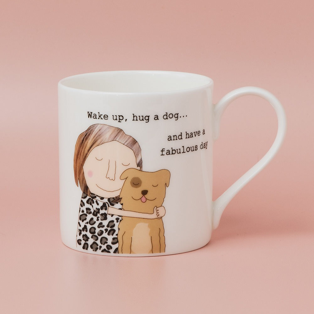Rosie Made a Thing Hug A Dog Mug