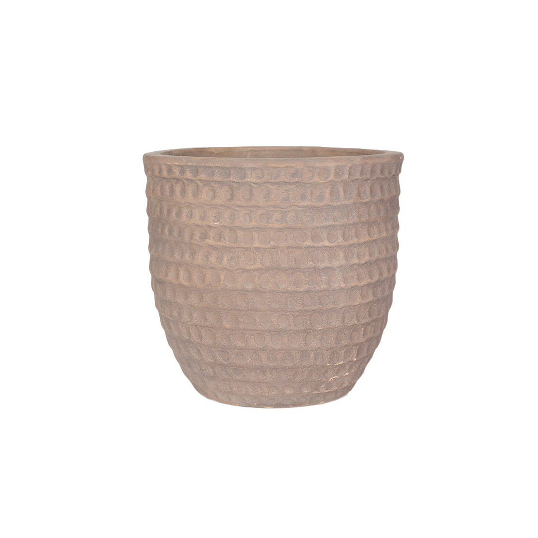 Apta Dimpled Terracotta Egg