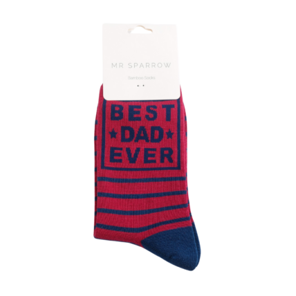 Mr Sparrow Best Dad Ever Red