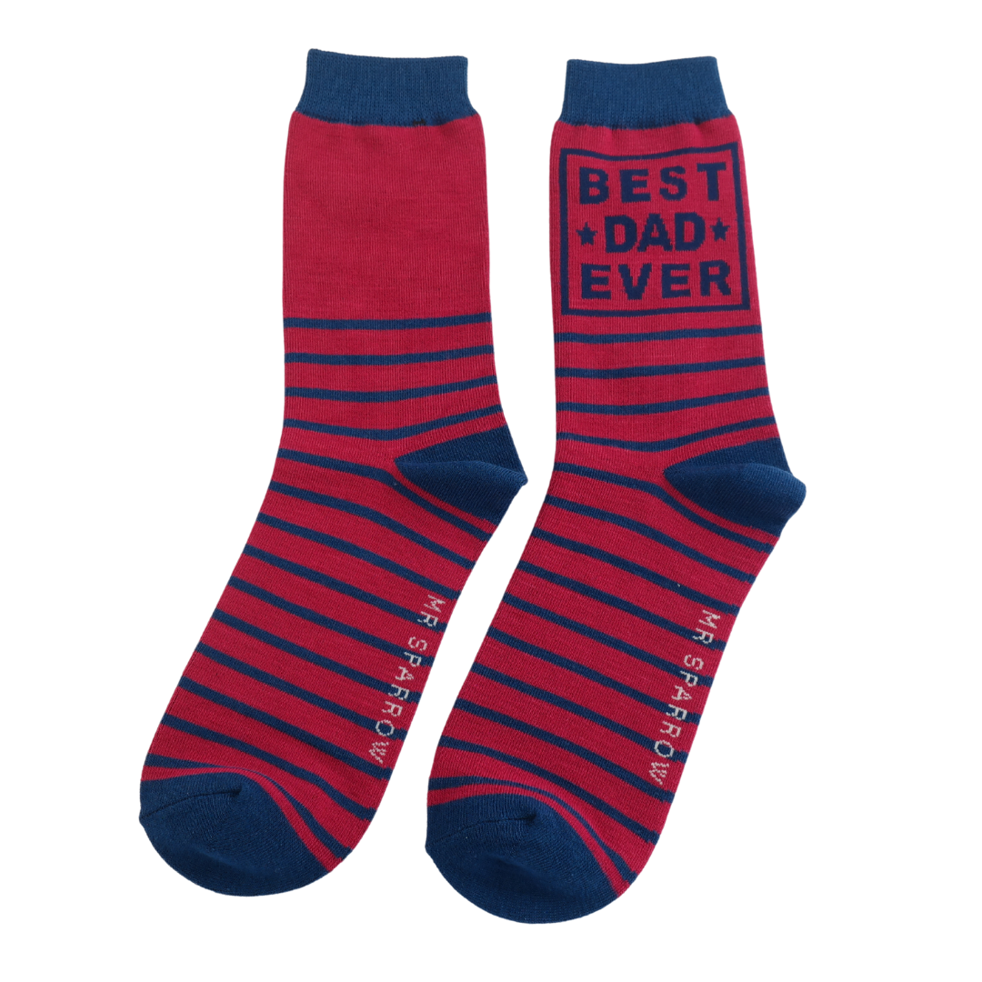 Mr Sparrow Best Dad Ever Red