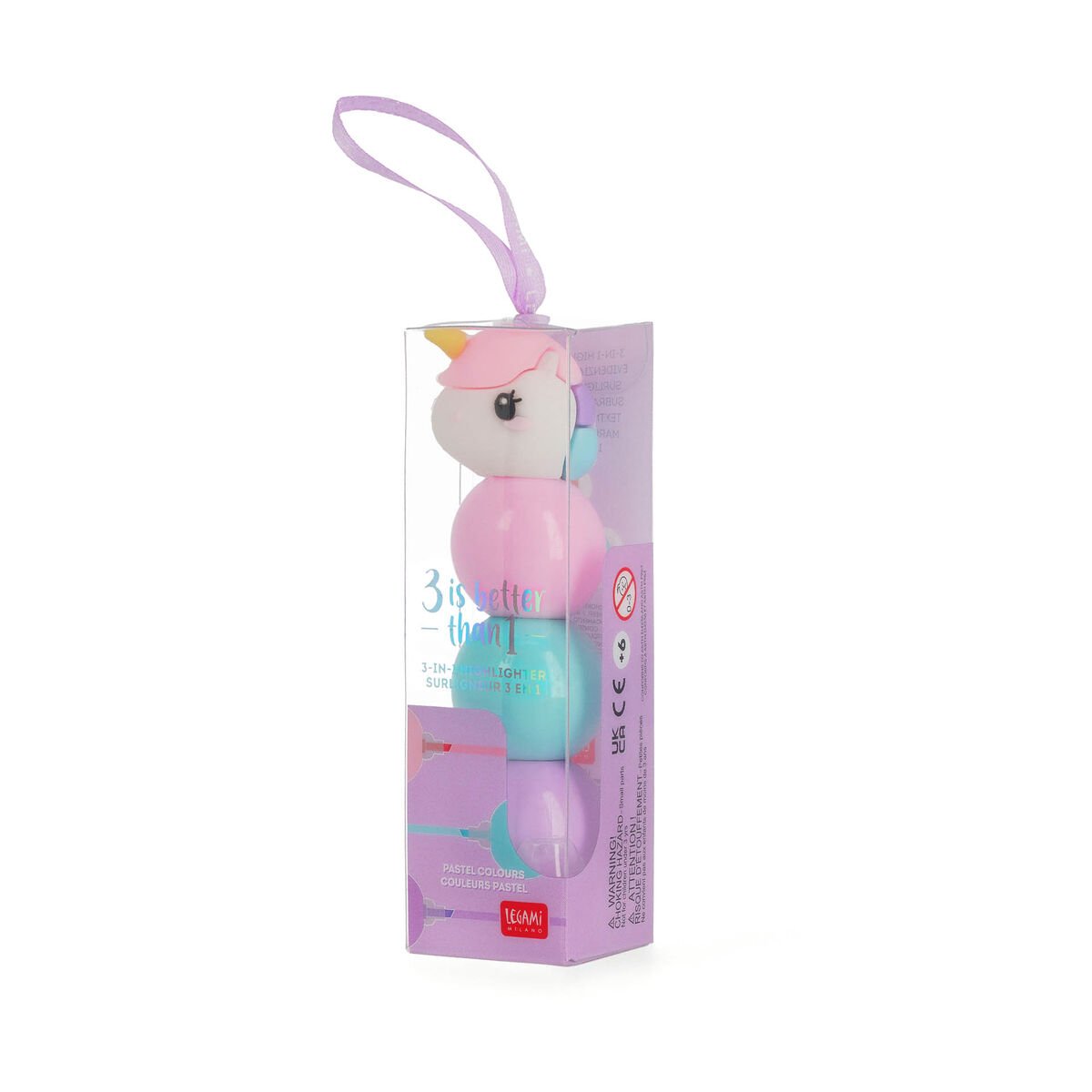Legami 3-In-1 Highlighter Unicorn