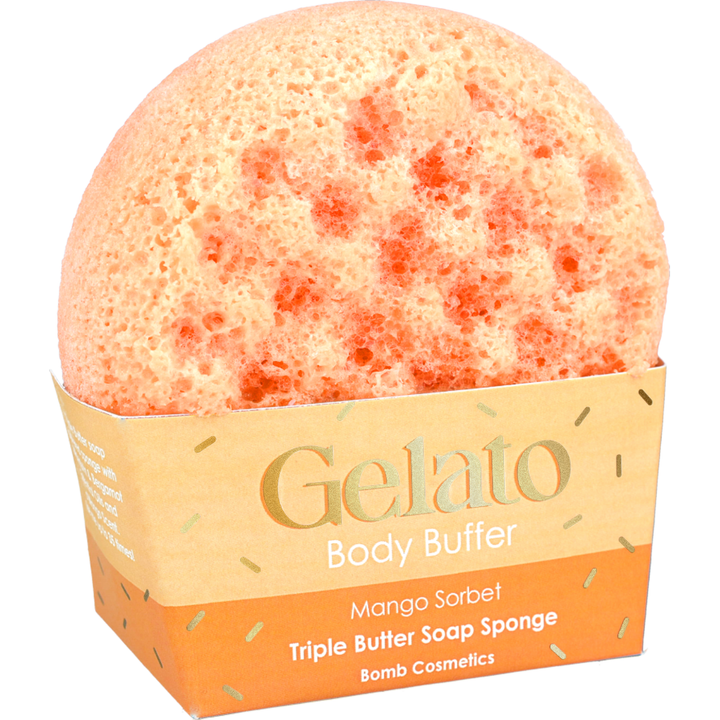 Bomb Cosmetics Mango Sorbet Body Buffer Soap