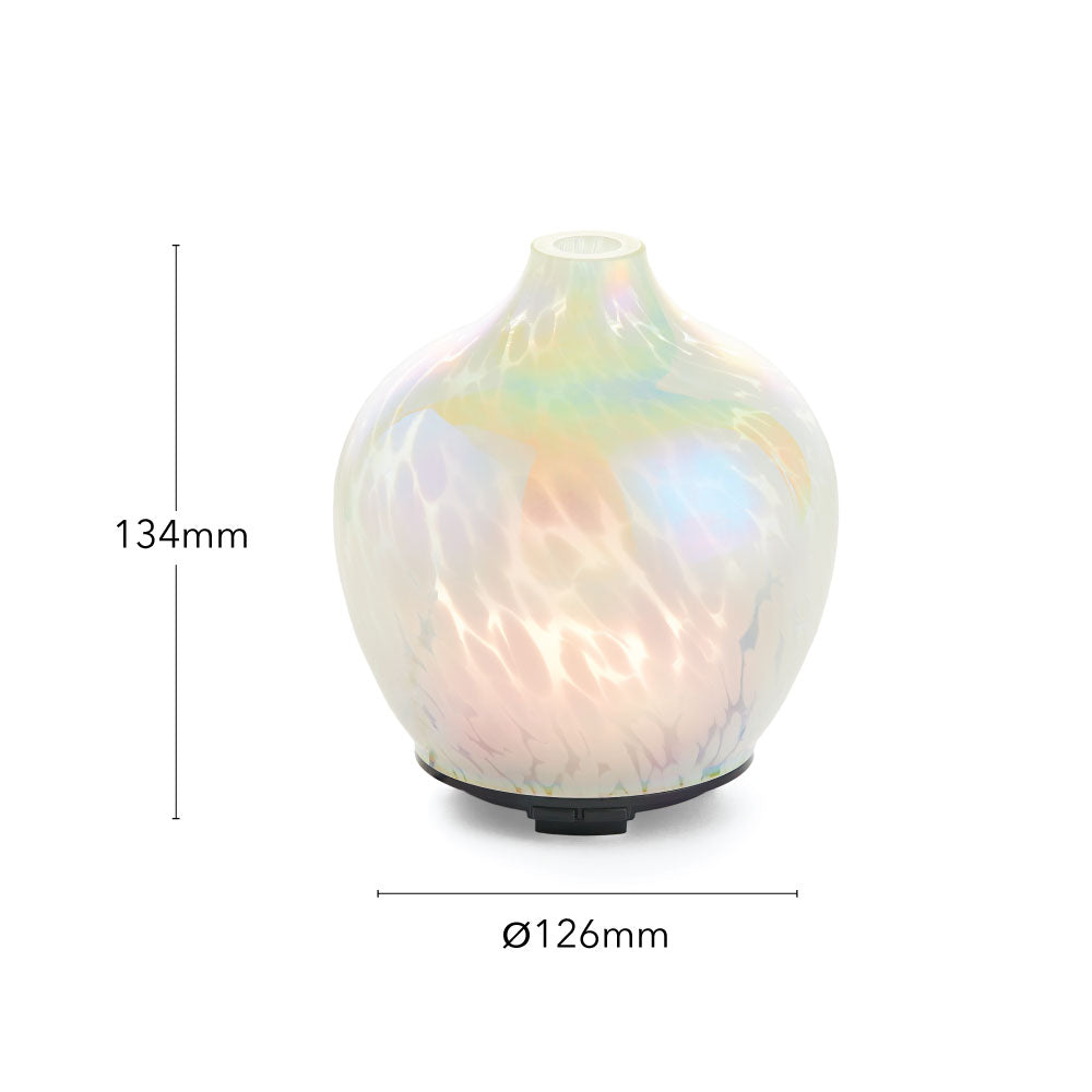 Made by Zen Mercura White Glass Electric Aroma Diffuser