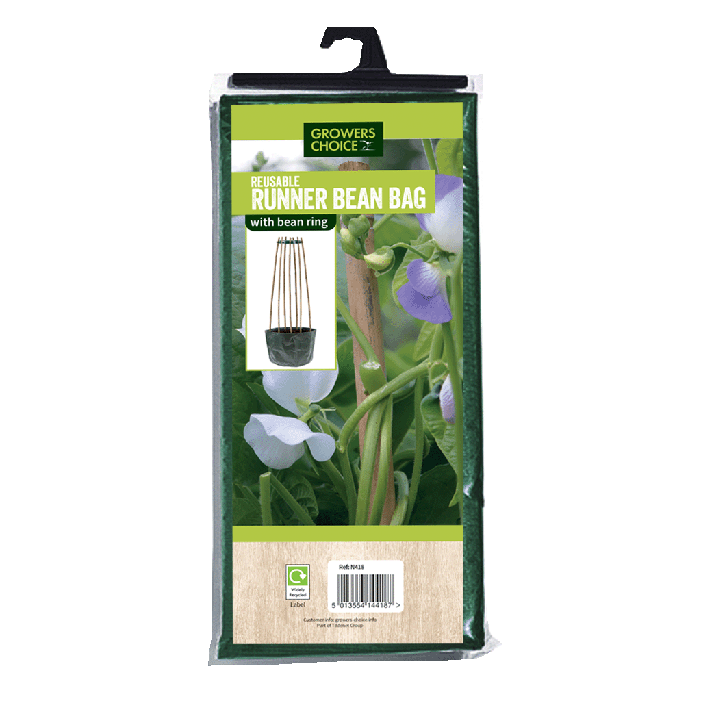 Growers Choice Reusable Runner Bean Bag With Bean Ring