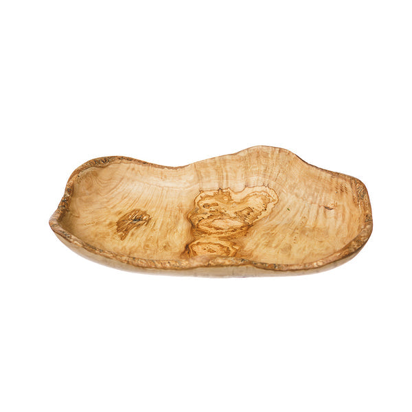 Selbrae House Olive Wood Low Rise Rustic Bowl