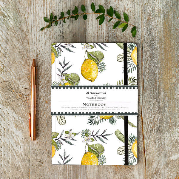 Toasted Crumpet Lemon (Pure) A5 Lined Notebook