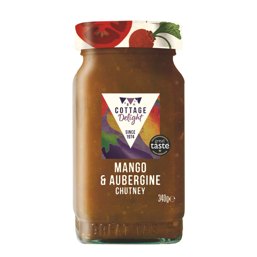 Cottage Delight Mango & Aubergine Chutney 340g