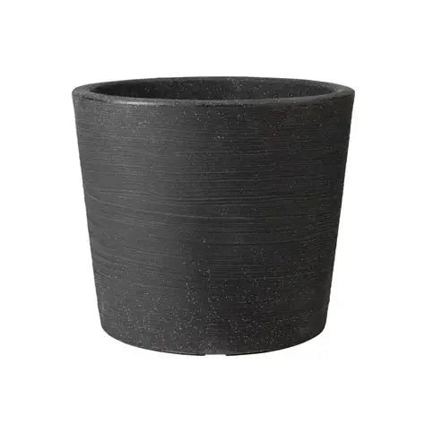Stewart Plastics Varese Low Planter Millstone Grey 40cm