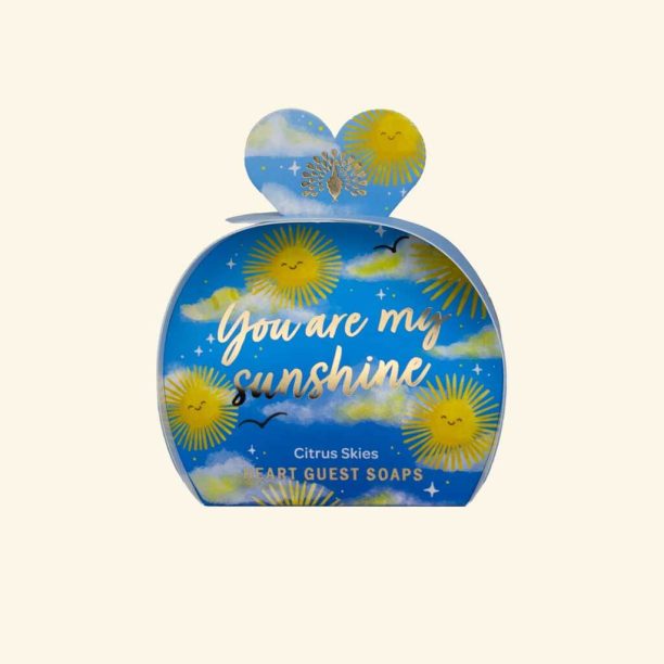 The English Soap Company Occasions You Are My Sunshine Heart Guest Soaps