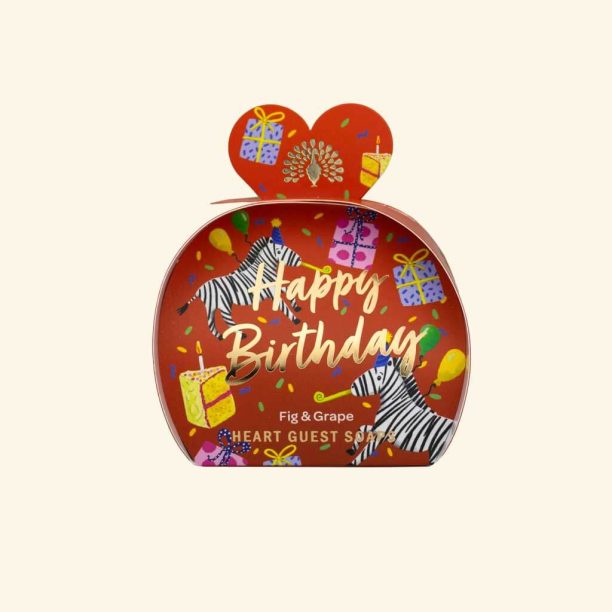 The English Soap Company Occasions Happy Birthday Heart Guest Soaps
