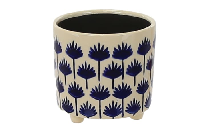 Palm Indoor Pot Blue