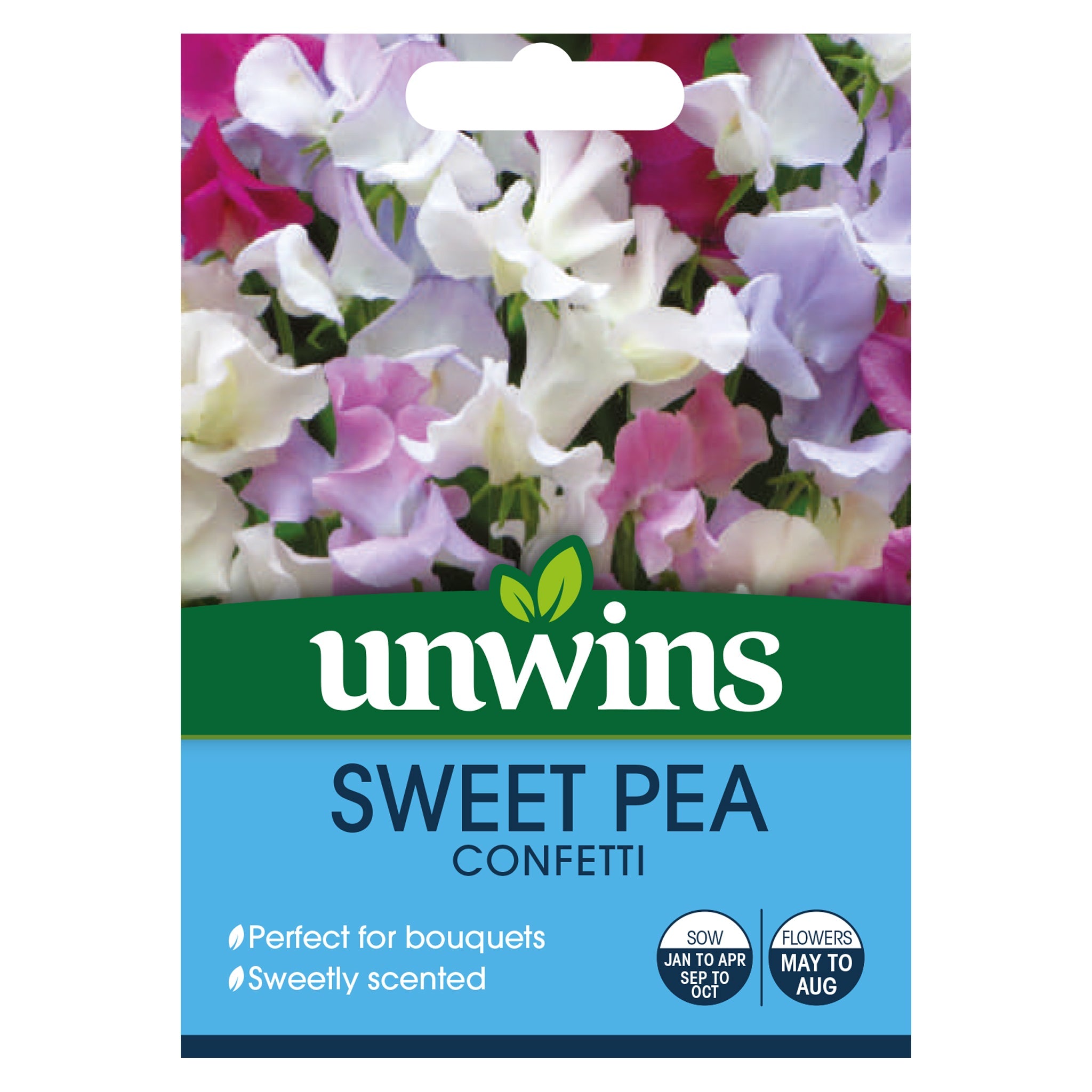 Unwins Sweet Pea Confetti Seeds