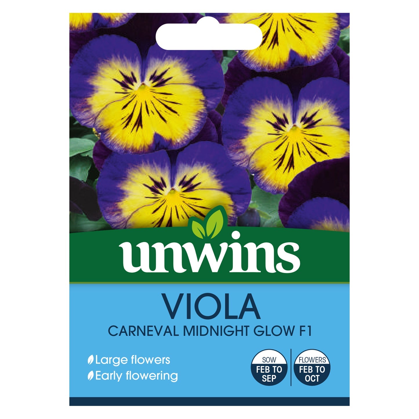 Unwins Viola Carneval Midnight Glow F1