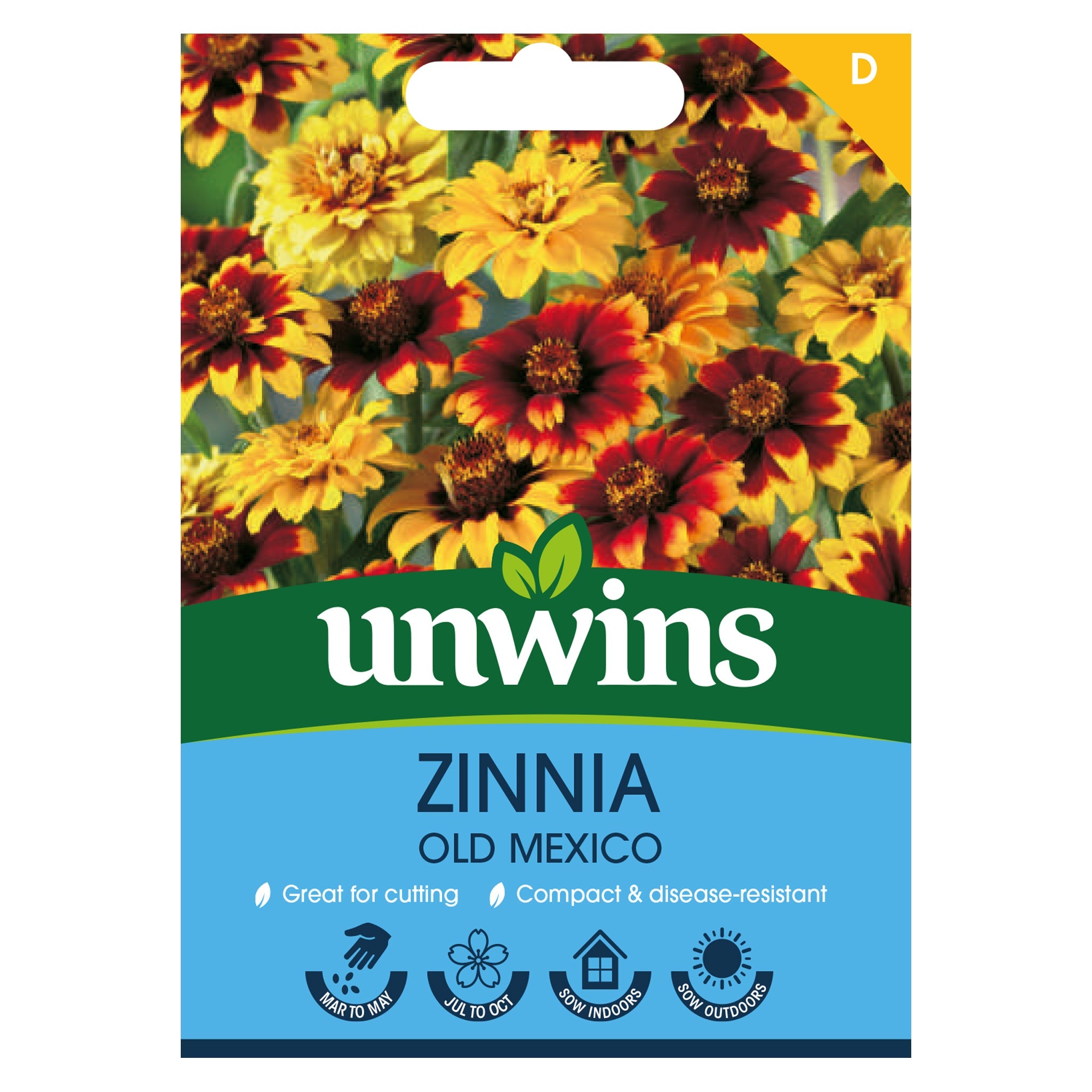 Unwins Zinnia Old Mexico