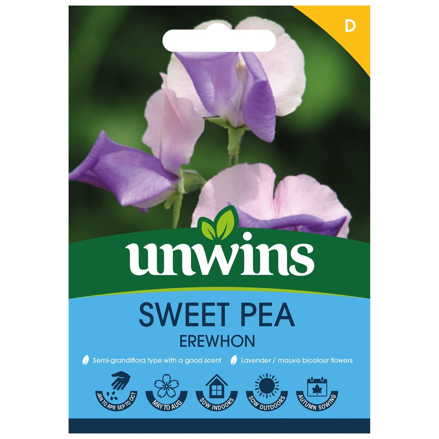 Unwins Sweet Pea Erewhon