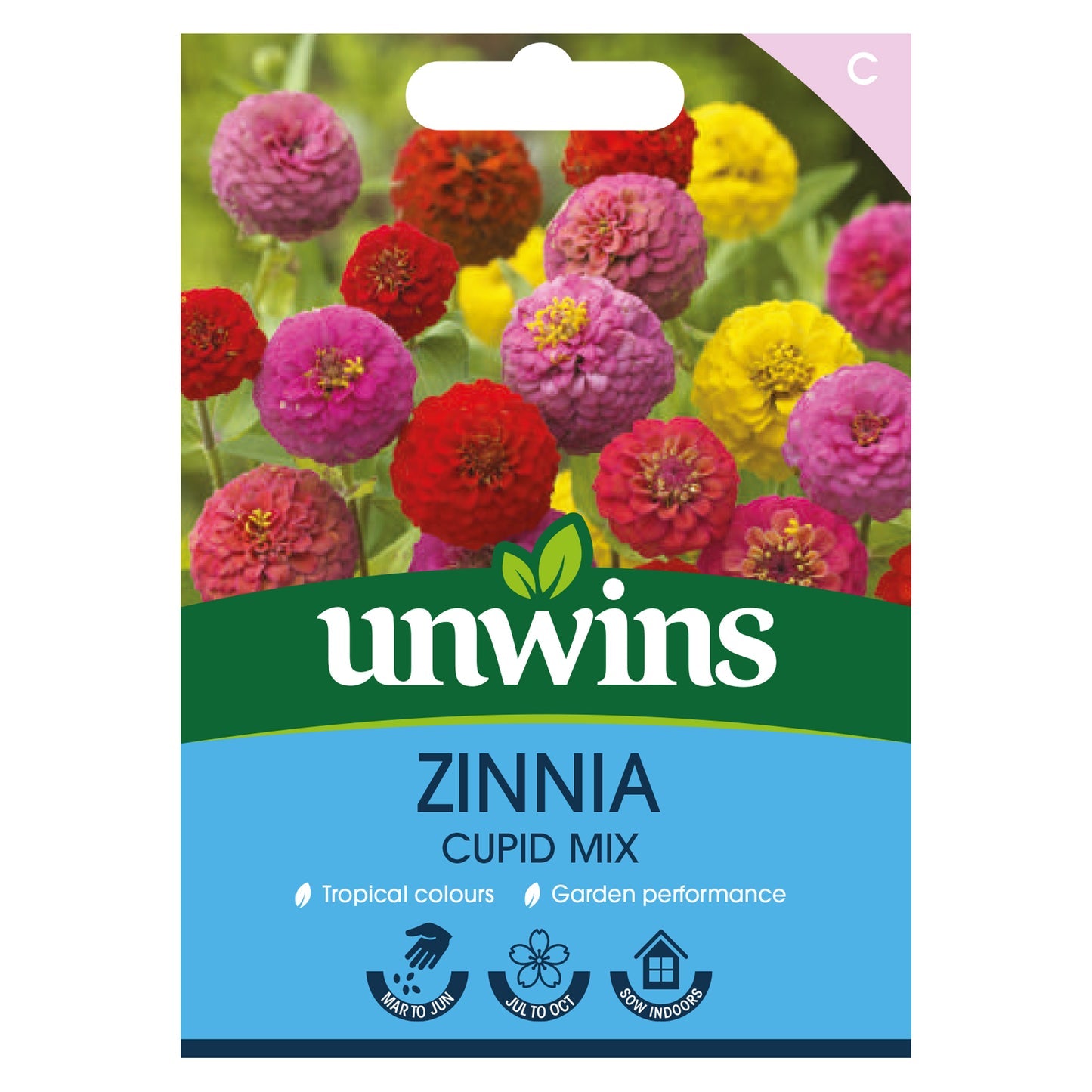 Unwins Zinnia Cupid Mix