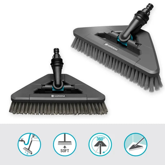 Gardena Cleansystem Handle Brush Soft Flex