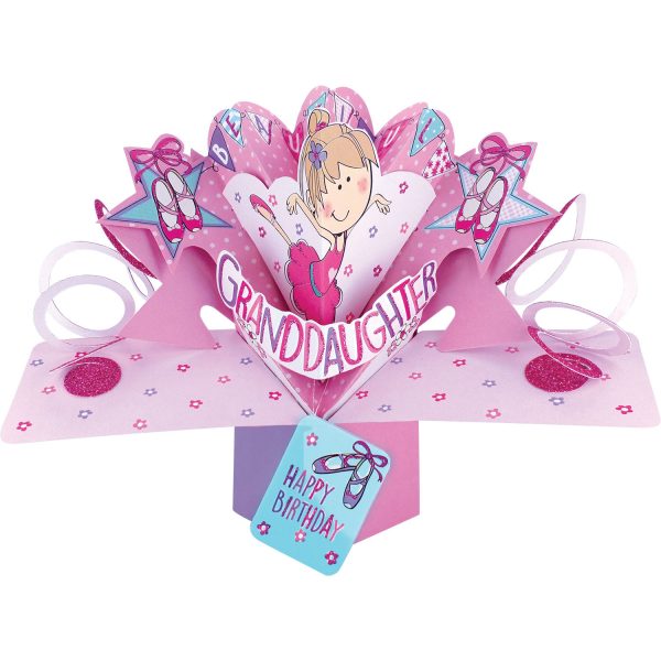 Suki Pop 3D Pop Up Birthday Card – Granddaughter