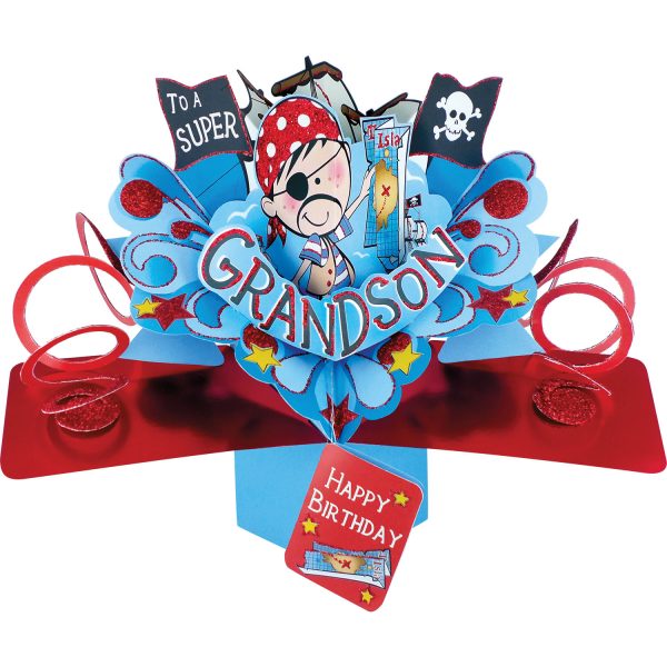 Suki 3D Pop Up Birthday Card – Grandson