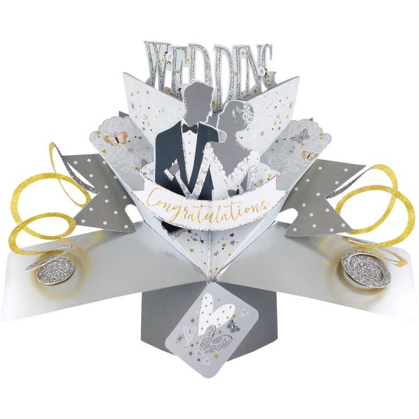 Suki 3D Pop Up Wedding Card – Wedding Congratulations