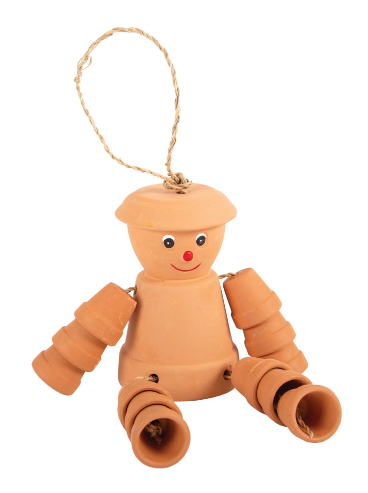 Woodlodge Terracotta Pot Man
