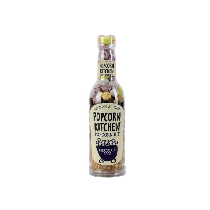 Popcorn Kitchen Chocolate Eggs Pop at Home Gift Bottle 440g