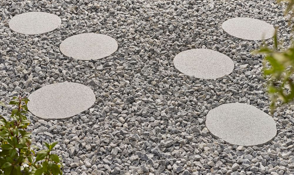 Kelkay Stepping Stone Granite Light Grey 300mm