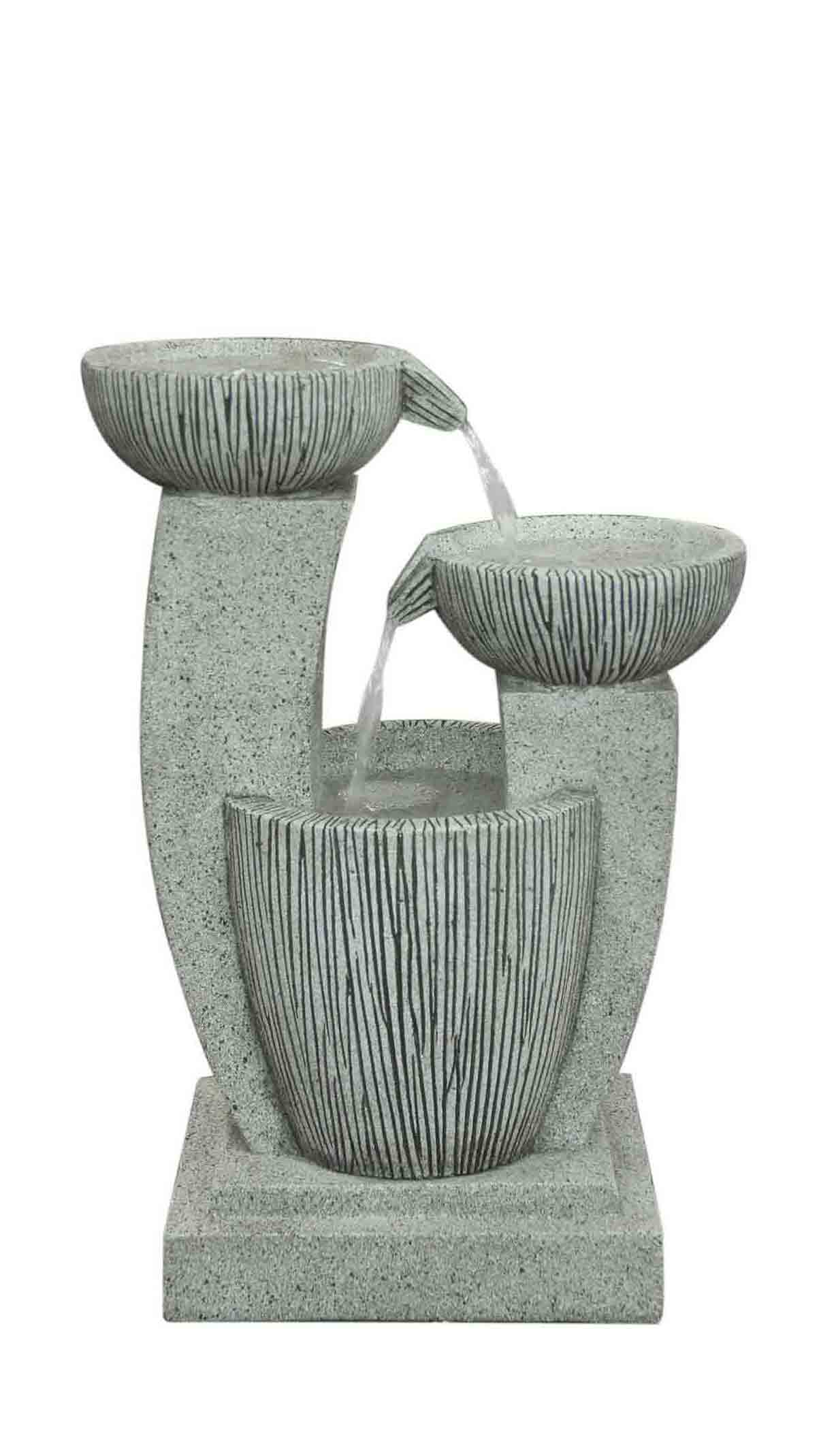 Hamac Solar Textured Bowls Water Feature