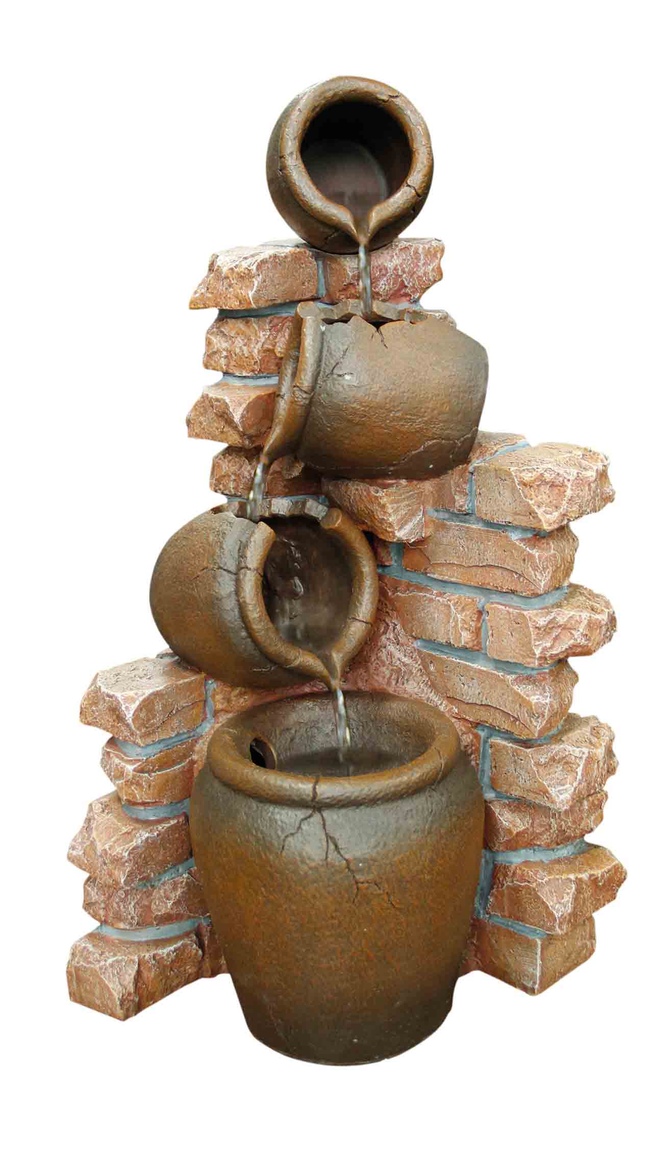 Hamac Solar Hybrid 4 Pots Water Feature