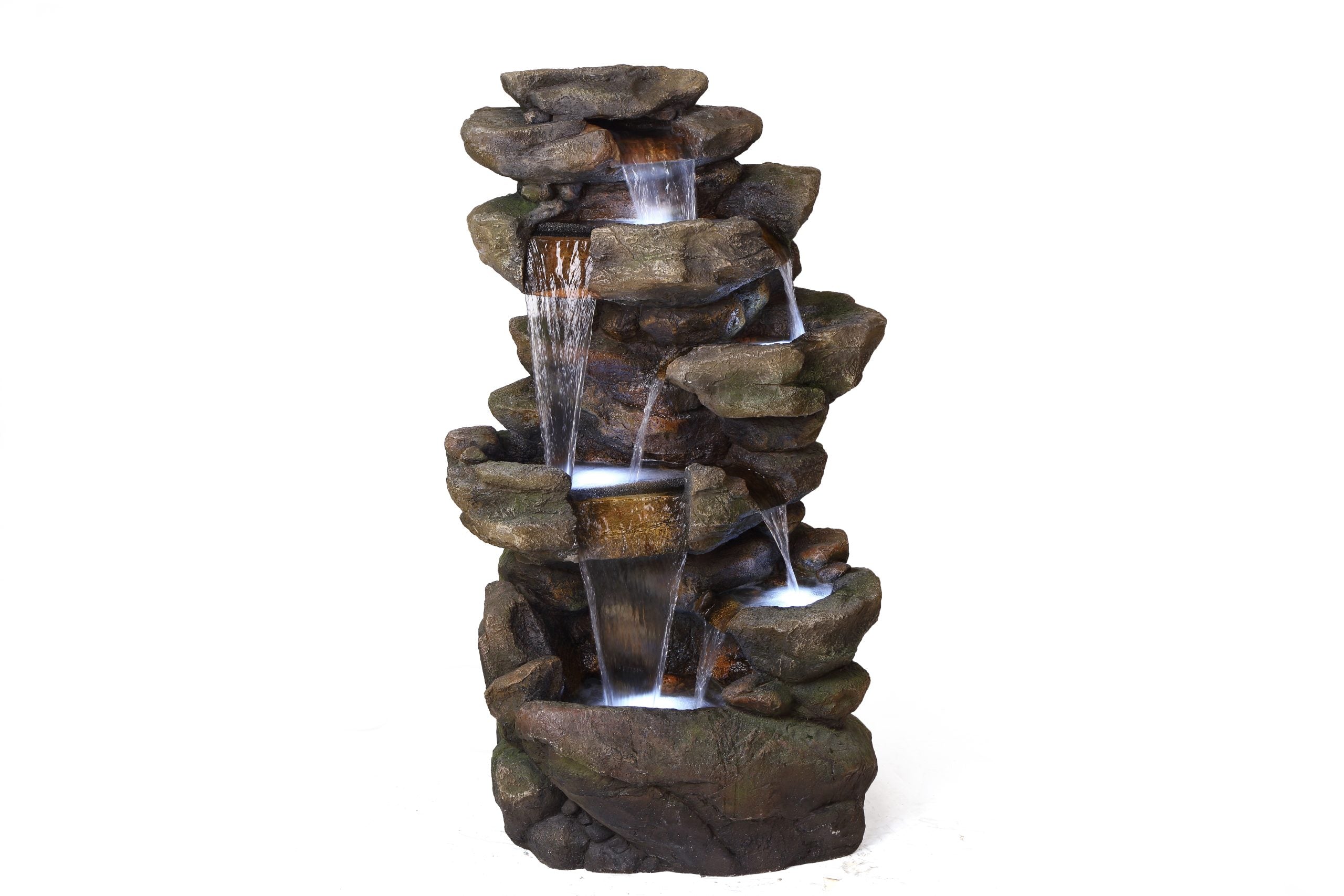 Hamac Mossley Rockfalls with Colour-Changing LEDs