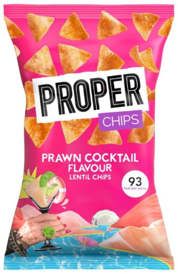 Proper Corn Prawn Cocktail Lentil Crisps 85g