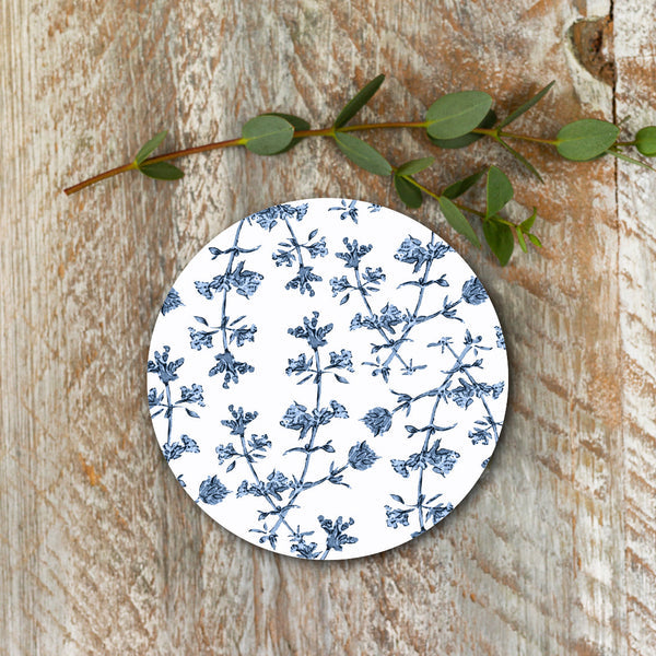 Toasted Crumpet Chateau (Botanique) Round Coaster