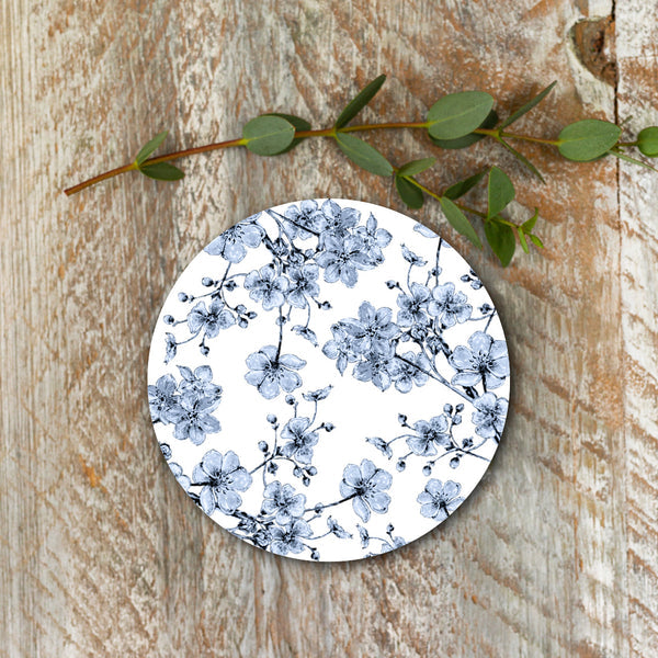 Toasted Crumpet Chateau (Buttercups) Round Coaster